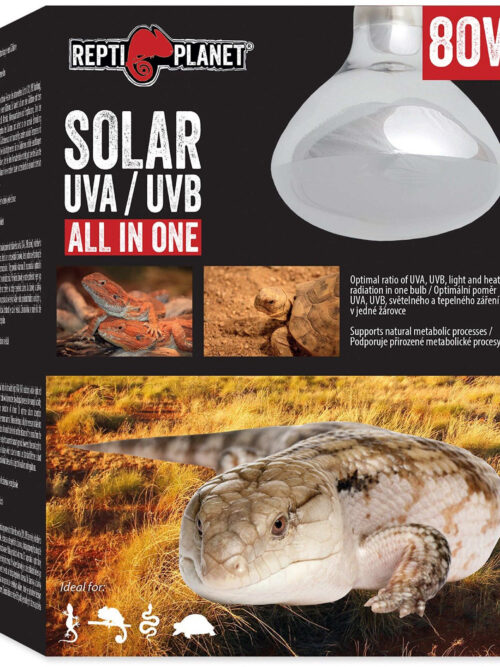 REPTI PLANET Bec solar pentru terariu All in One UVA şi UVB