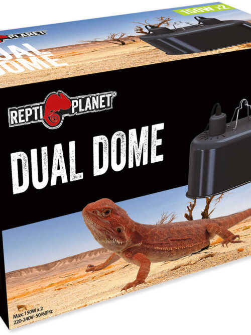 REPTI PLANET Lampă dublă din ceramică Dual DOME 2x150W