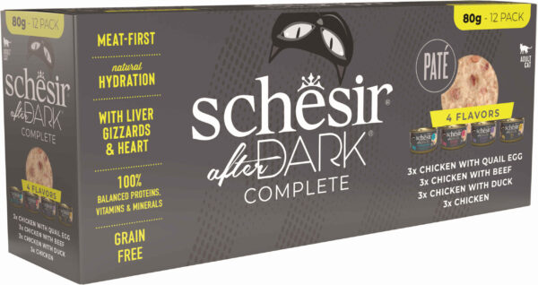 SCHESIR After Dark Pachet conserve pentru pisici