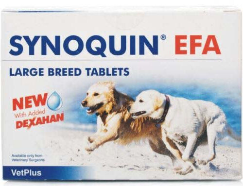 SYNOQUIN EFA (VetPlus) Large breed Supliment nutritiv articulaţii 30cp