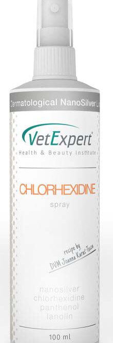 VETEXPERT Spray CLORHEXIDINA 4% pt tratarea infecţiilor la nivelul pielii 100ml