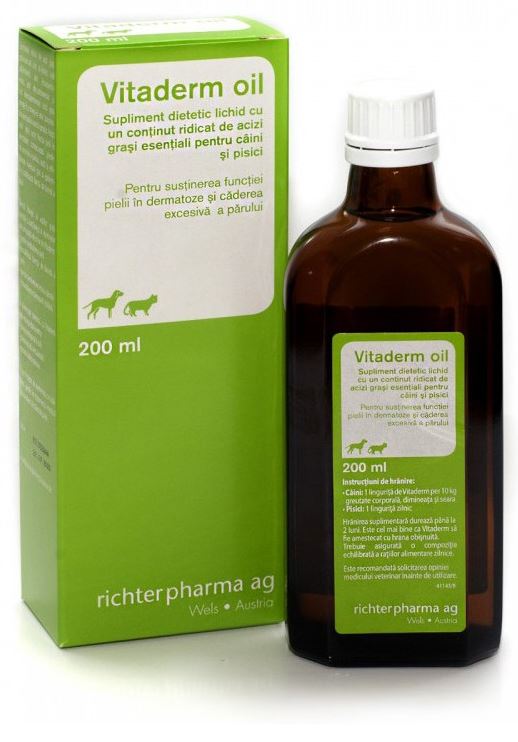 VITADERM (Richter Pharma AG) Soluţie orală cu Omega3 şi Omega6 200ml