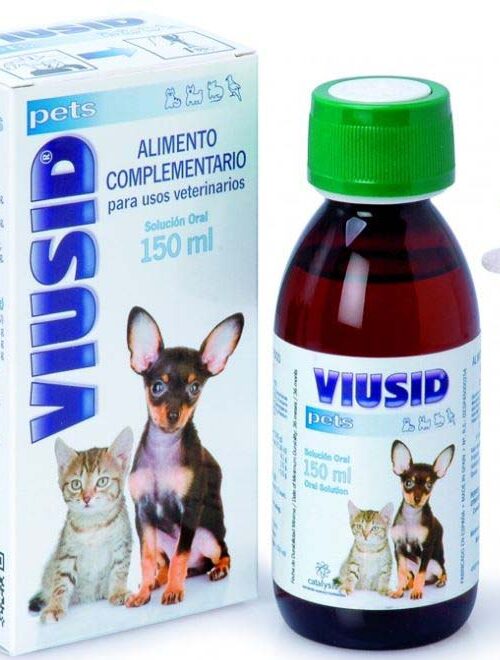 VIUSID PETS Sirop pentru stimularea sistemului imunitar la câini şi pisici 150ml