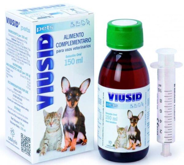 VIUSID PETS Sirop pentru stimularea sistemului imunitar la câini şi pisici 150ml